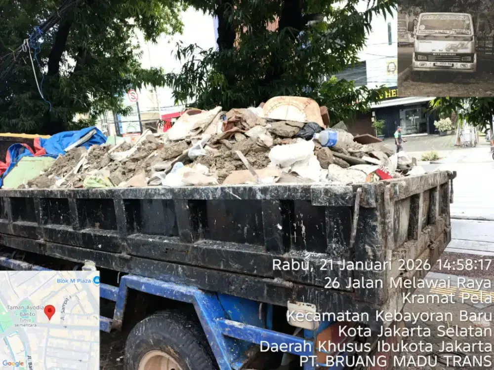 Jasa buang puing dan buang tanah