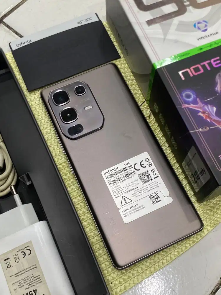Infinix note 50s 5g 8/256gb fullset like new
