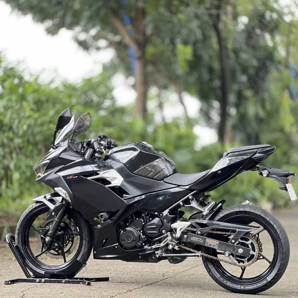 KAWASAKI NEW NINJA 250 FI 2019 BLACK KM LOW PAJAK PANJANG SUPERB