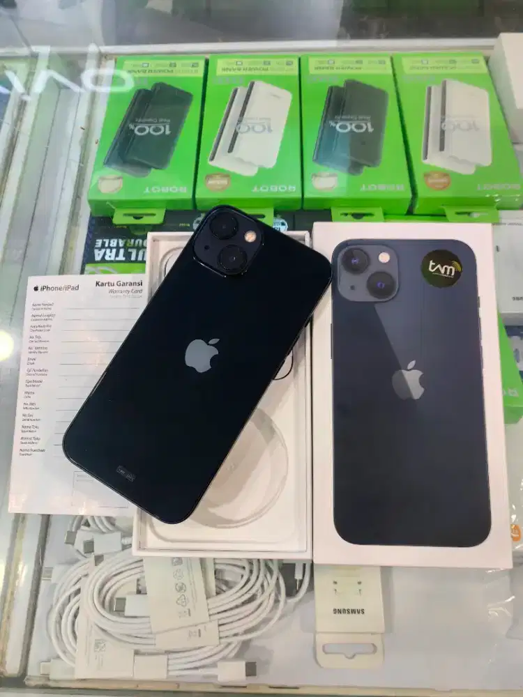 iPhone 13 iBox (128Gb) Fullset Original mlus Garansi aktif