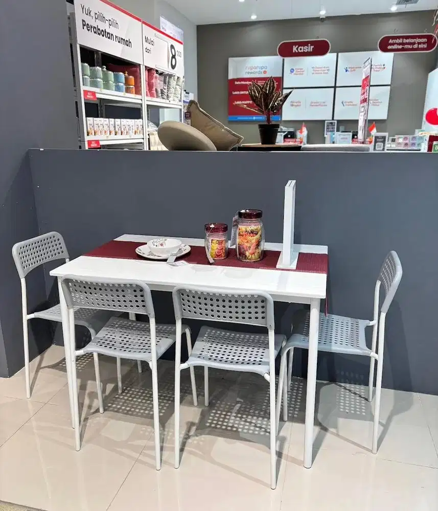 Jual set meja makan minimalis