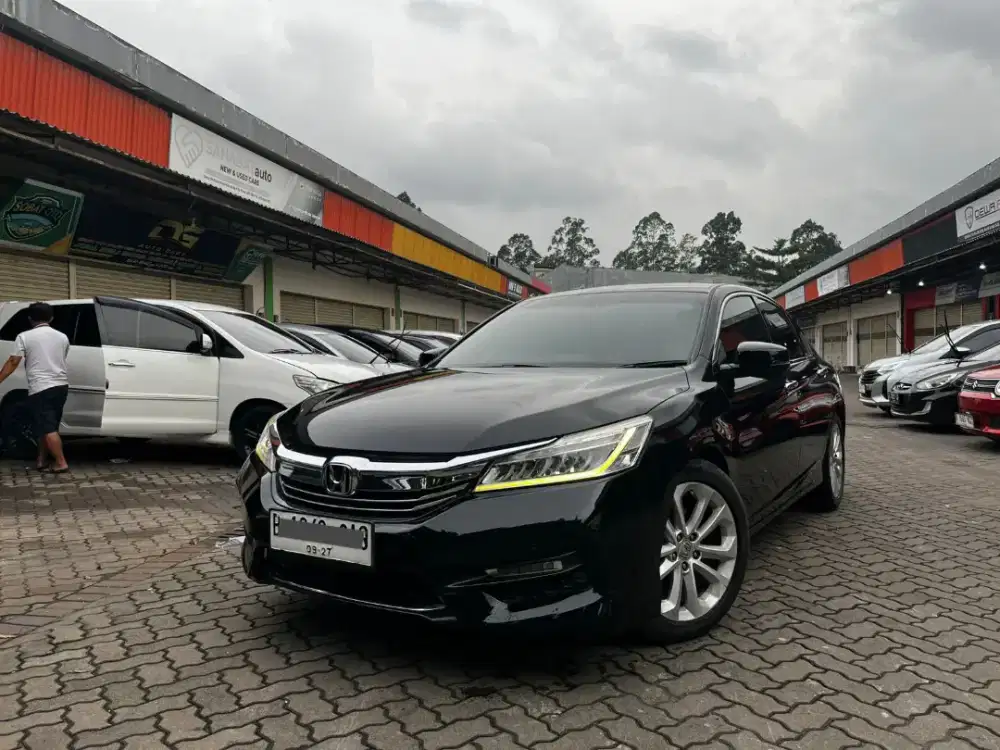 HONDA ACCORD VTIL AT 2017 HITAM FACELIFT GRILL LAMPU MODEL CIVIC TURBO