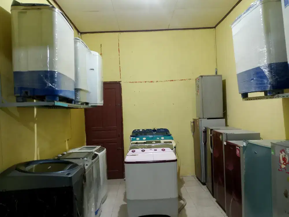 mesin cuci & lemari pendingin