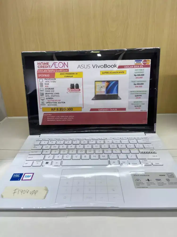 PROMI CICILAN BUNGA 0% ASUS VIVOBOOK 14 F1404VAP
