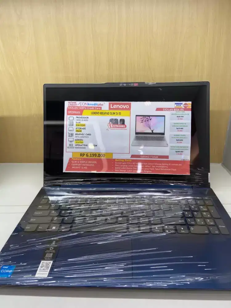 PROMO CICILAN BUNGA 0% LENOVO IDEAPAD SLIM 3I 15