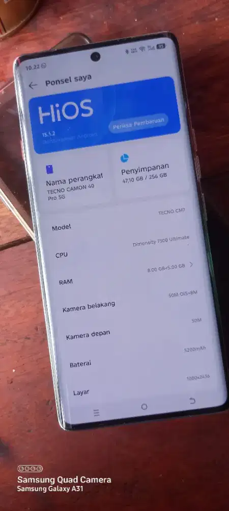 TECNO Tekno camon 40 pro5G