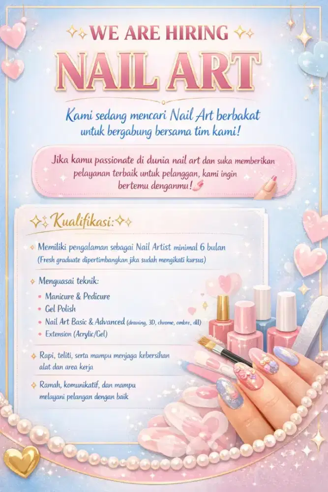 Loker salon Nail Art