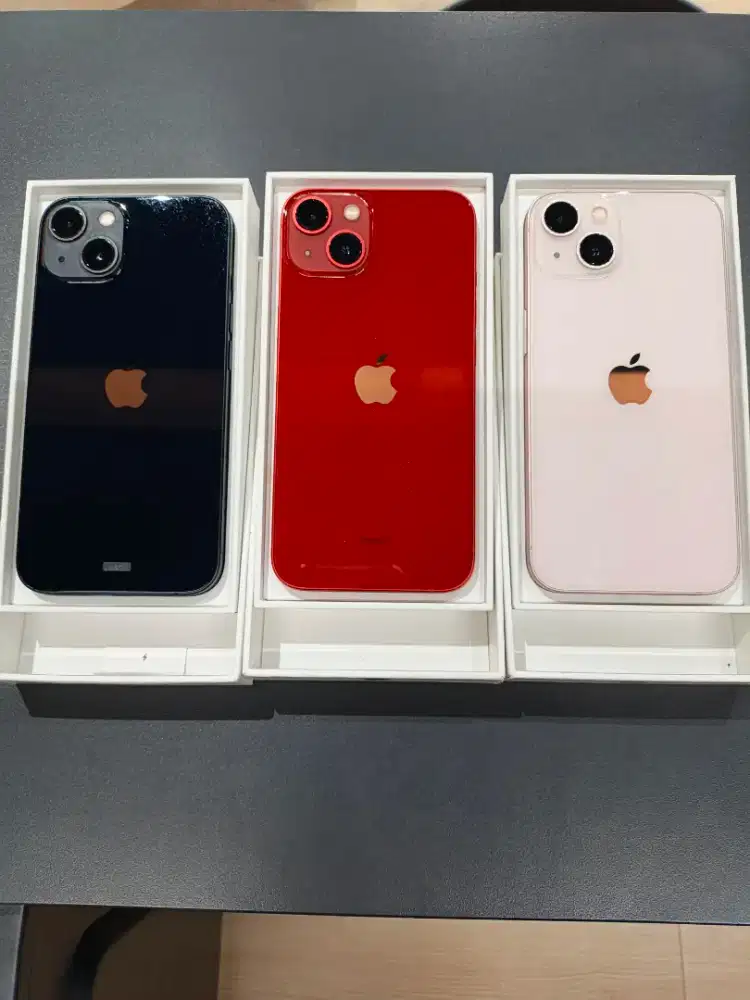 Ip 13 128 pink,red ,Balck ex iBox mulus no minus bh tinggi