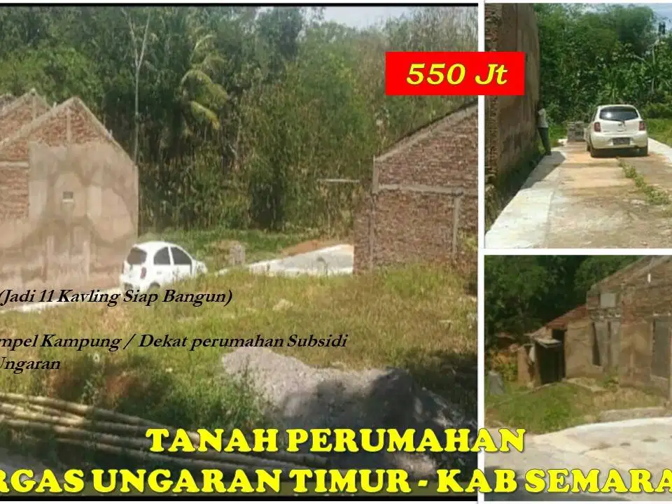 Tanah Perumahan di Bergas Ungaran Timur Kab Semarang