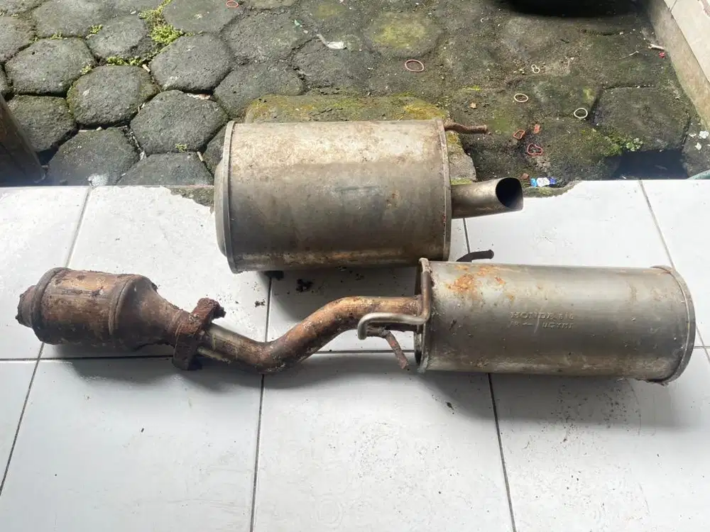 knalpot honda brio original 2017