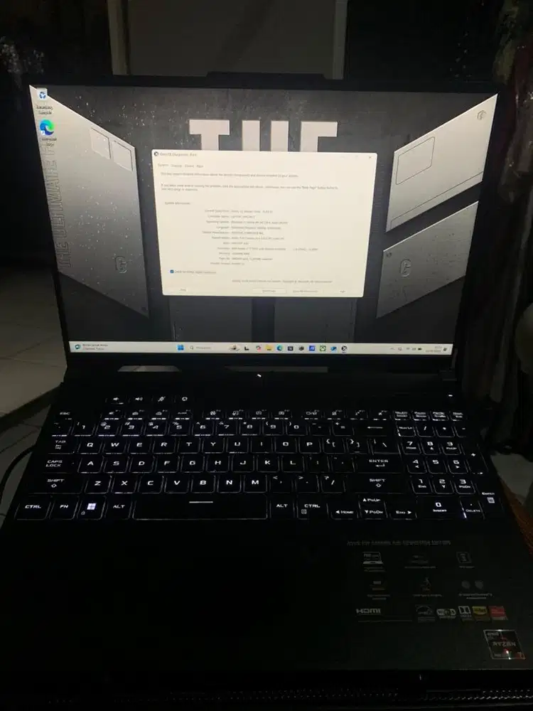 ASUS TUF Gaming A16 FA617NT vga setara rtx 4060