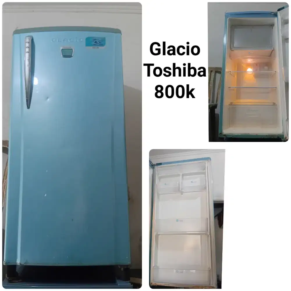 Kulkas TOSHIBA bekas bergaransi