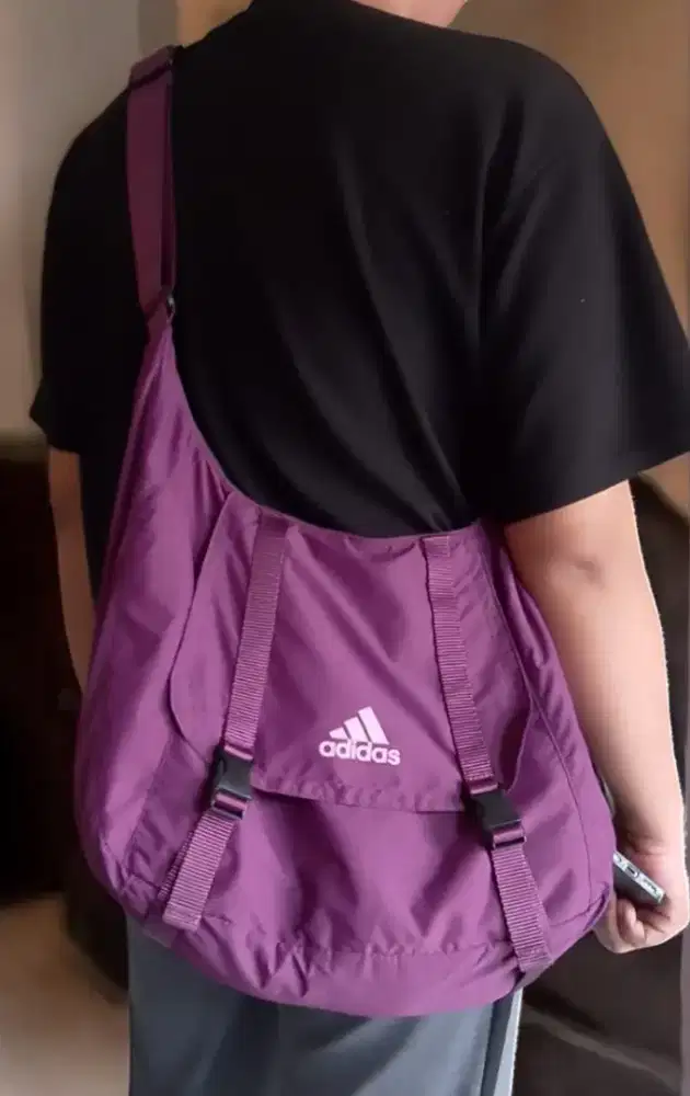 tas Adidas purple