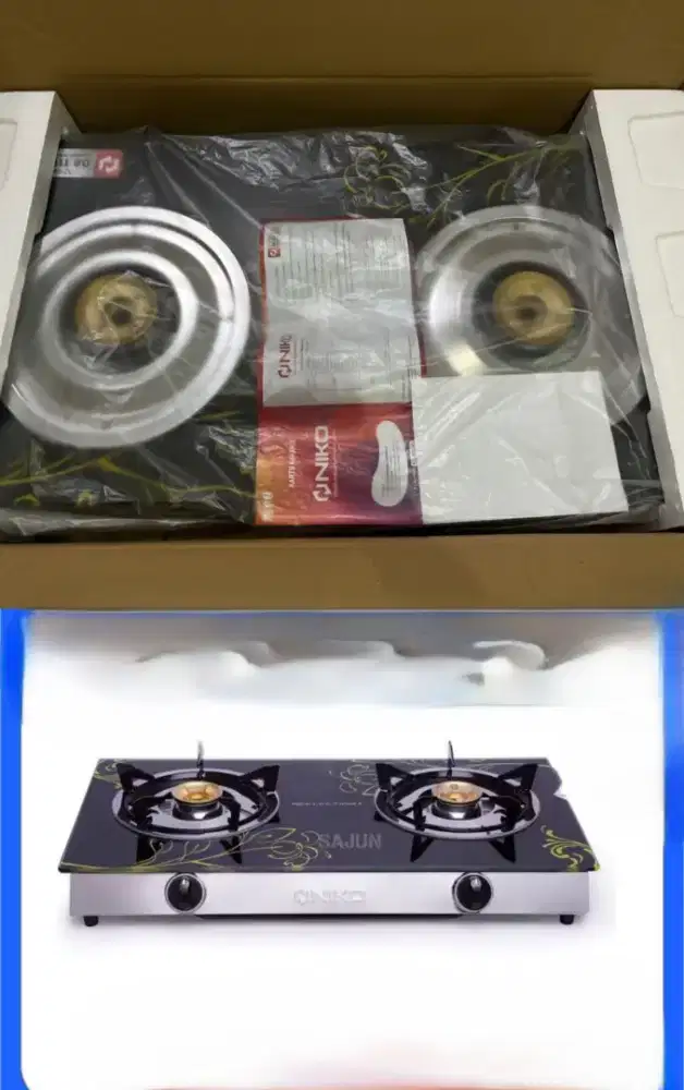DIJUAL KOMPOR GAS NIKO 2 TUNGKU – REFLECTION 1 (NEW / KADO)