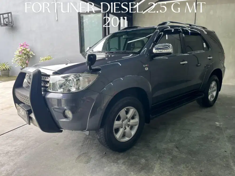 Toyota FORTUNER DIESEL 2.5 G MANUAL 2011