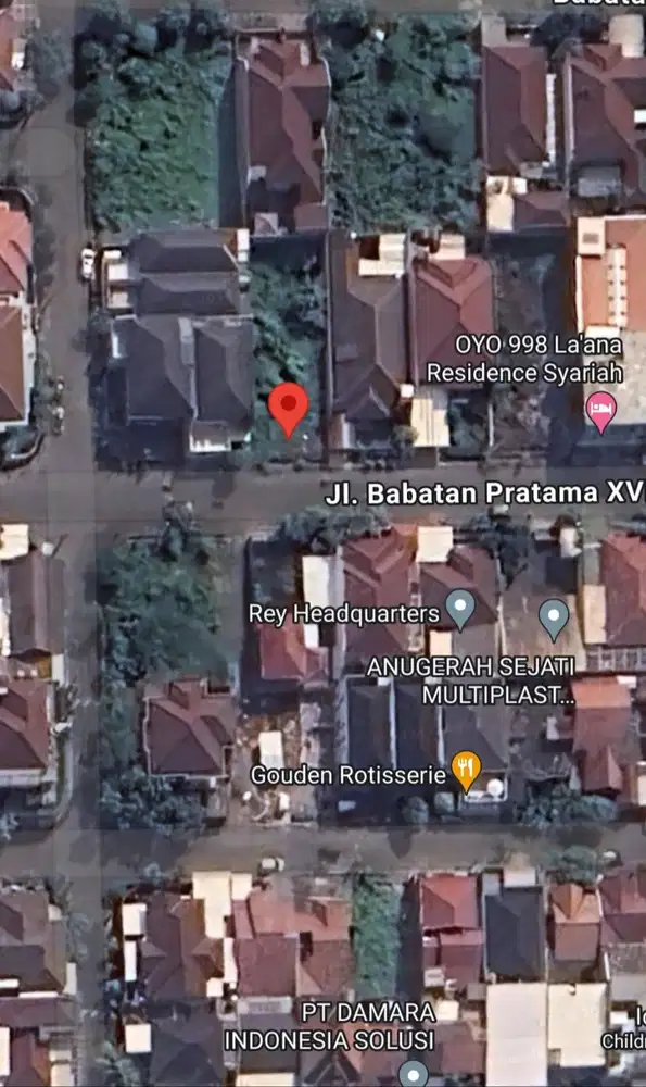 Dijual Tanah Kavling Babatan Pratama Wiyung blok S Surabaya Barat