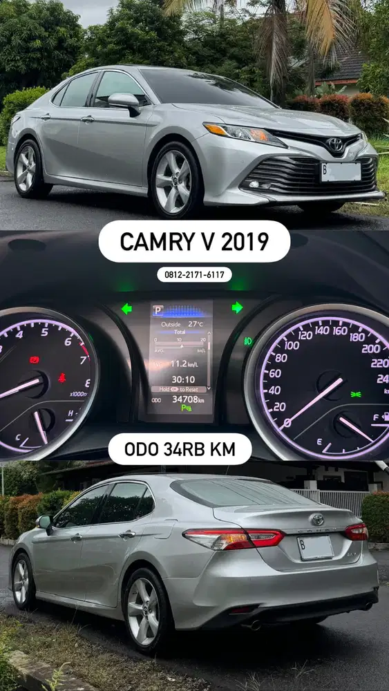 30RBan LOW KM!! Camry V 2019 Non Hybrid (C200 E200 320i Accord Civic)