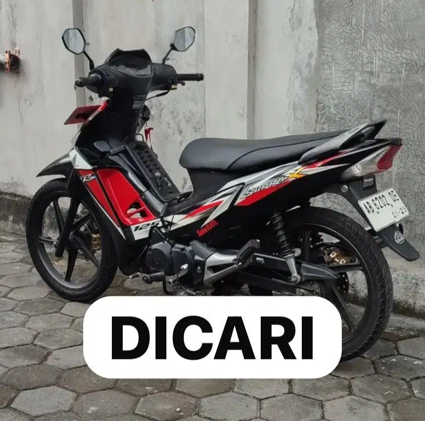 Di Cari Supra X 125 Double Disk DD Tahun 2012 Ke Atas Supra X 2014