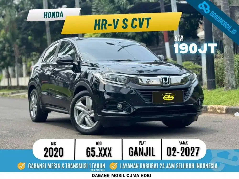 KM LOW !!! Honda HRV S CVT 2020