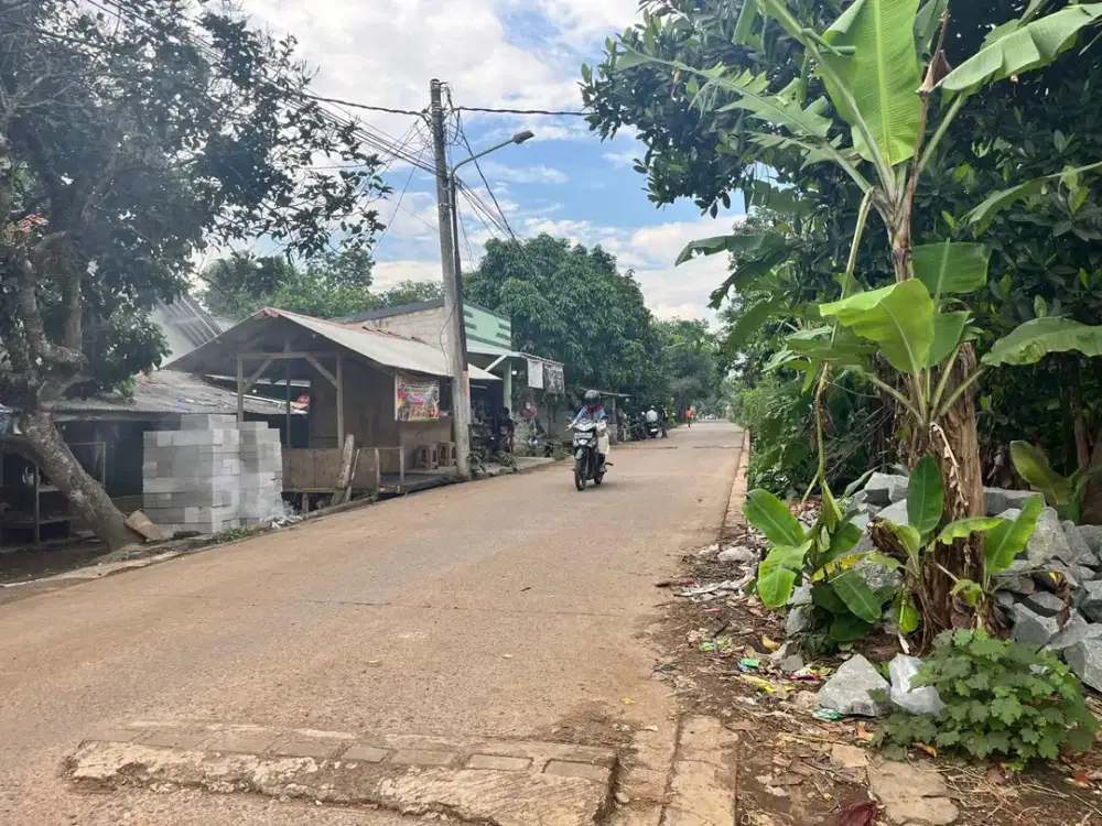 Cocok Untuk Gudang Tanah Strategis Tepi Jalan Dekat Tol Legok