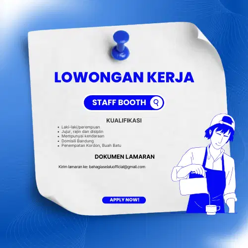STAFF BOOTH/PENJAGA BOOTH