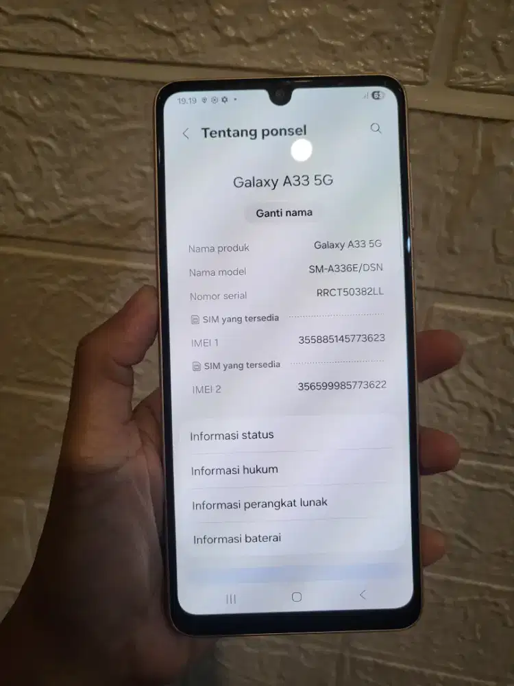 Samsung galaxy A33 5G 8/128GB