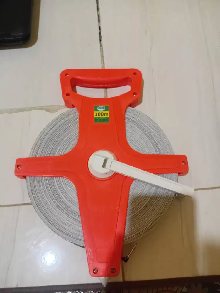 Meteran Gulung 100 Meter Fiber (Long Measure)