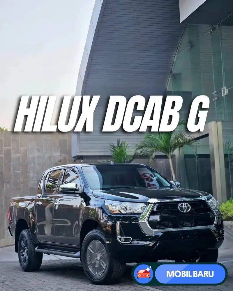 [Mobil Baru] Toyota Hilux Double Cabin G 4x4 MT Diesel 2025