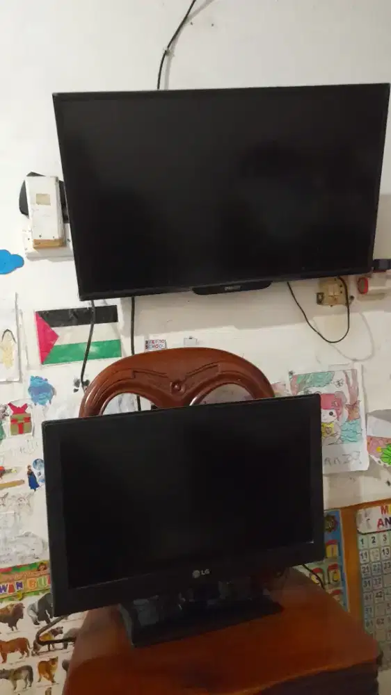 Tv Philips & tv LG kondisi mati