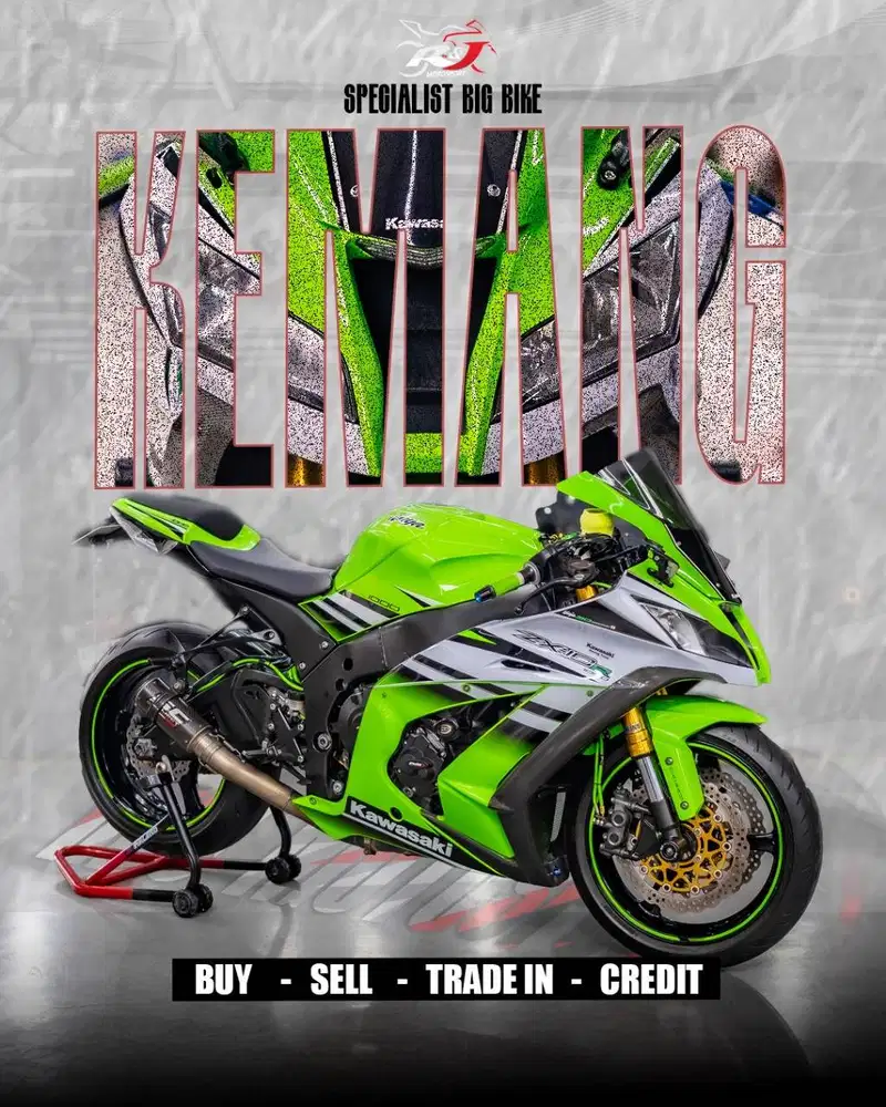 (STNK & BPKB) Kawasaki ZX10R ZX 10 ZX10 Nik 2015 Knalpot SC Project