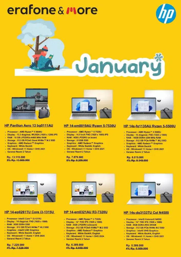 Laptop HP Promo January