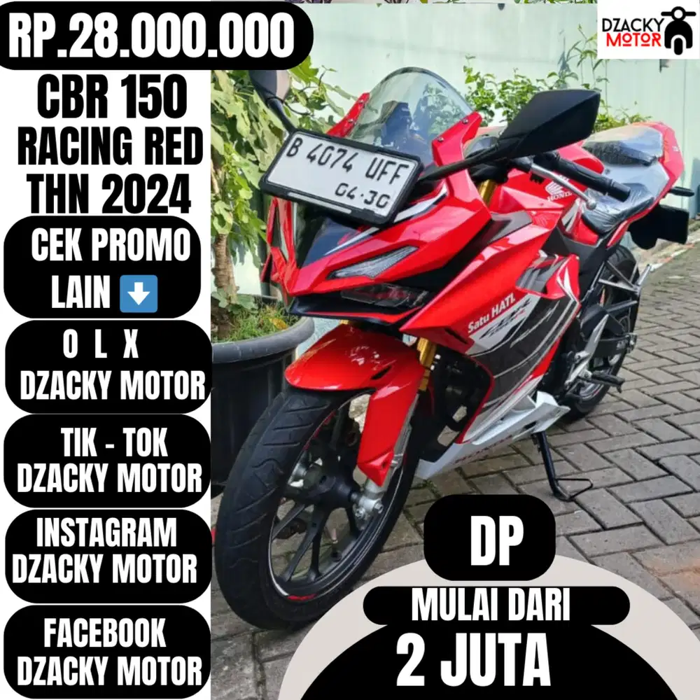CBR 150 RACING RED 2024 SECOND LIKE NEW