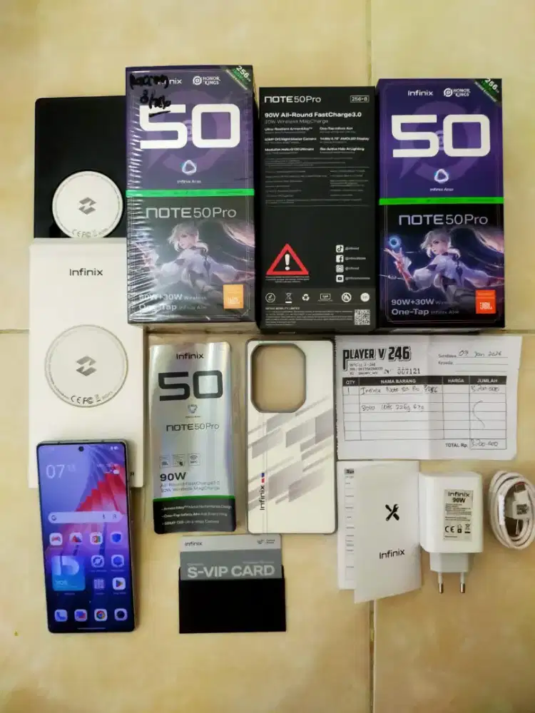 Infinix note 50 pro 8/256 2minggu pakai