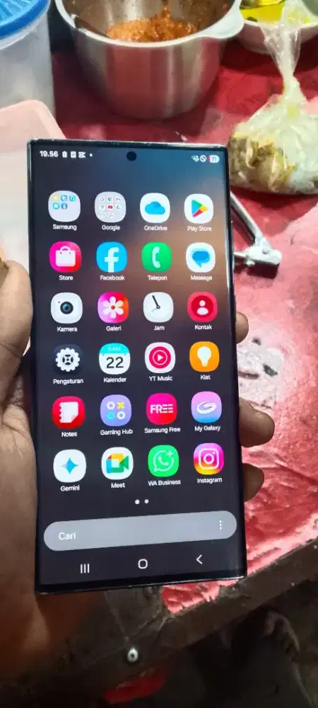Samsung s22 ultra 5G ram 12gb/ 256gb. Kondisi 90%