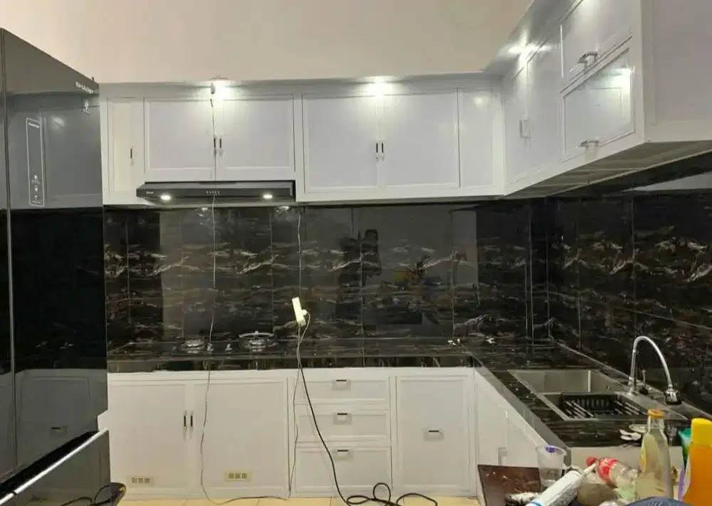 Kitchenset almunium acp,anti rayap tahan air / pm