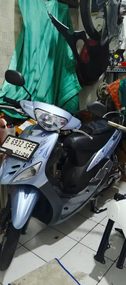 Yamaha Mio Sporty Non Step 2005 Biru Muda / Telor Asin Mulus Restorasi