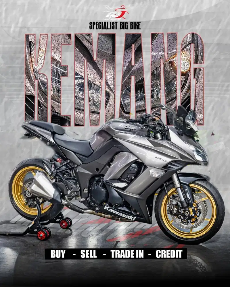 (STNK&BPKB) Kawasaki Ninja 1000 Ninja1000 Nik 2013 Knalpot Twobrothers