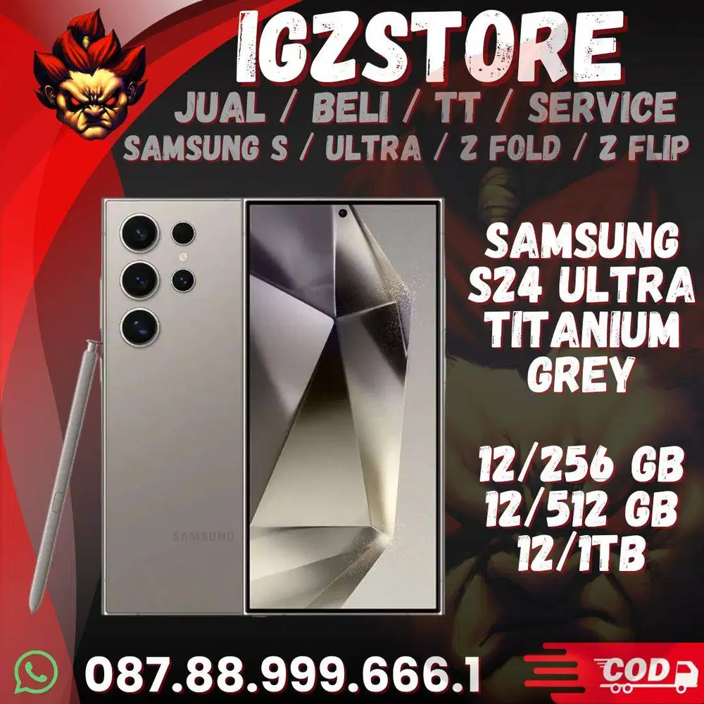 Samsung S24 Ultra 12/256 Titanium Grey SEIN Super Mulus 99% NOMINUS