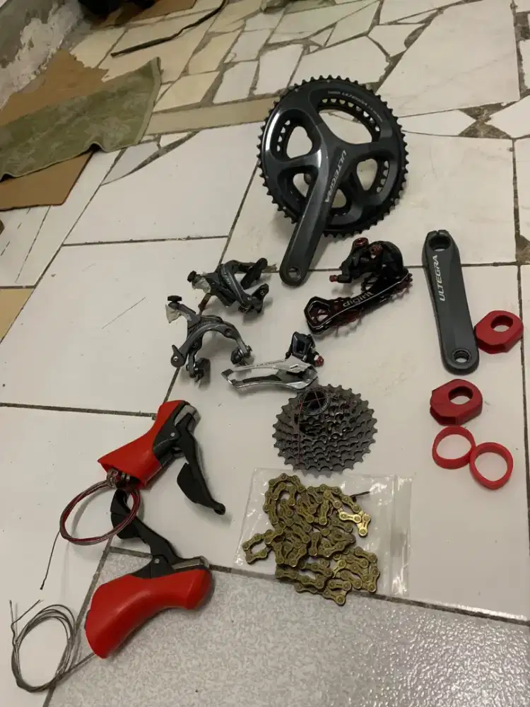 GROUP SET SHIMANO ULTEGRA 11speed rims