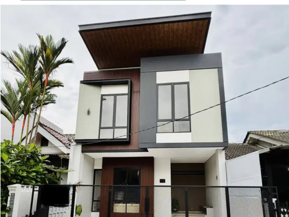 BRAND NEW HOUSE!! DENGAN DESAIN MODERN CONTEMPORER DI LOKASI PALING STRATEGIS