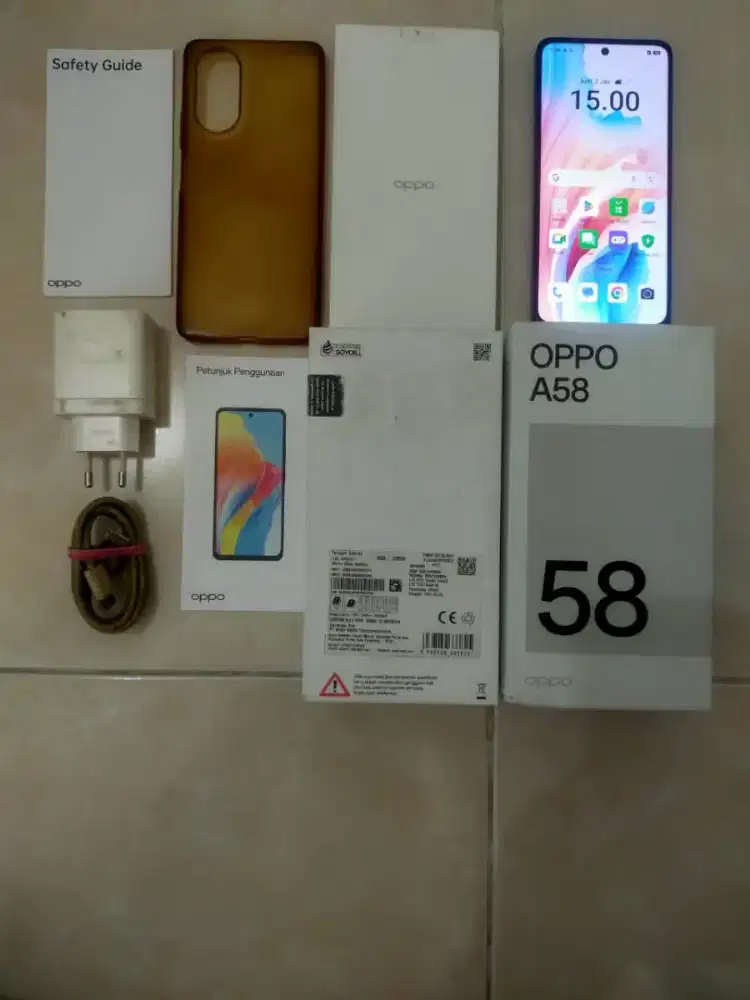 Oppo A58 8/128 asli Oppo bukan barang refurbish
