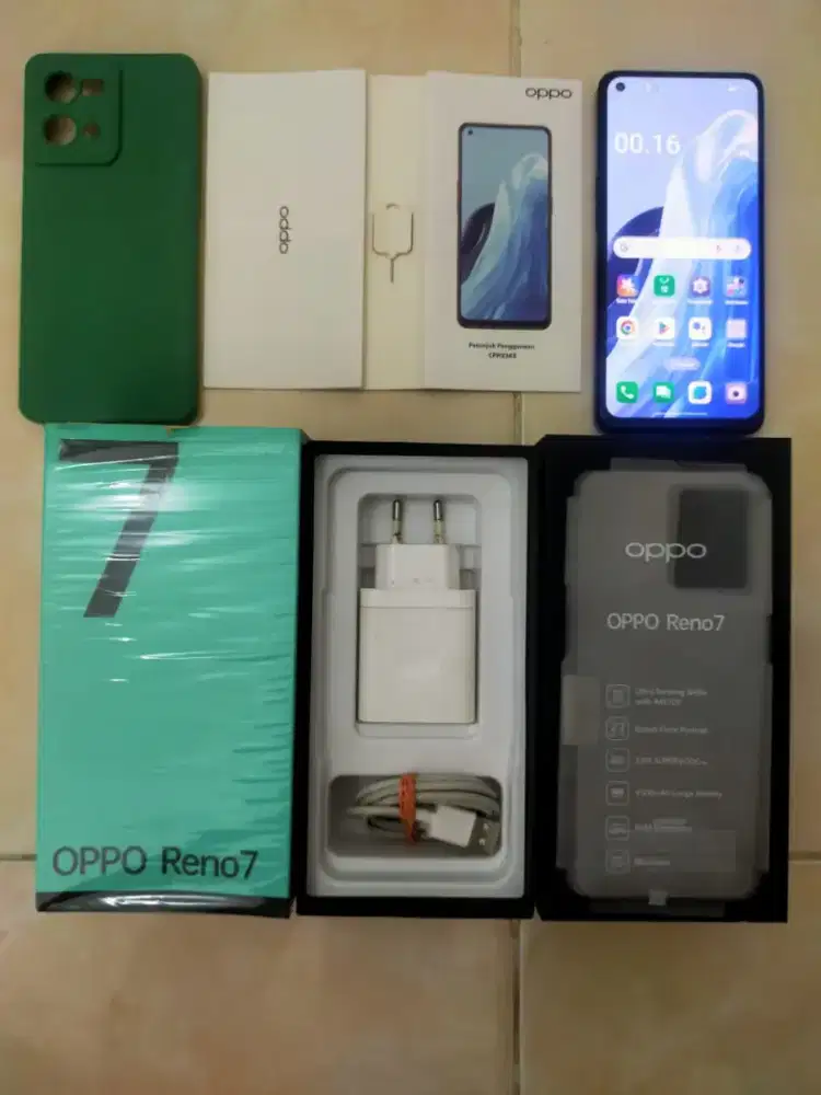 Oppo Reno 7 8/256 asli Oppo bukan barang refurbish