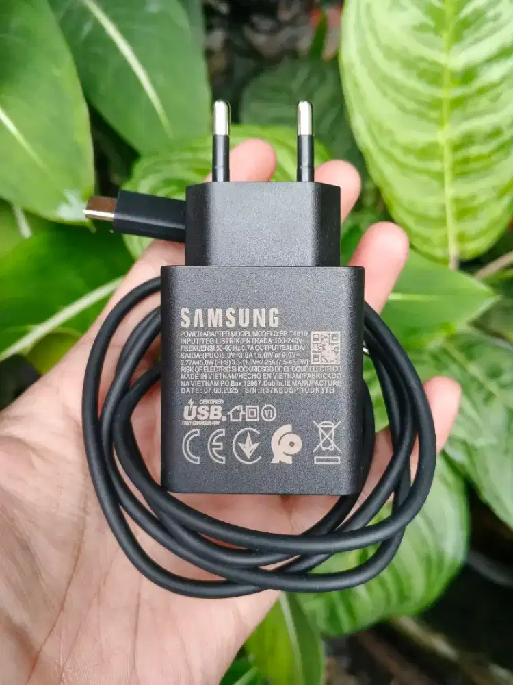 Charger Samsung 45 Watt Super Fastcharging Original