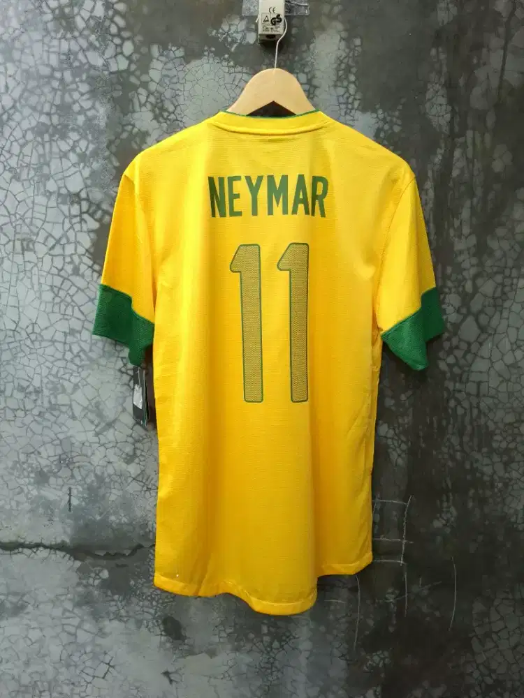 Jersey baju bola original kaos brazil home 2012 neymar jr size m