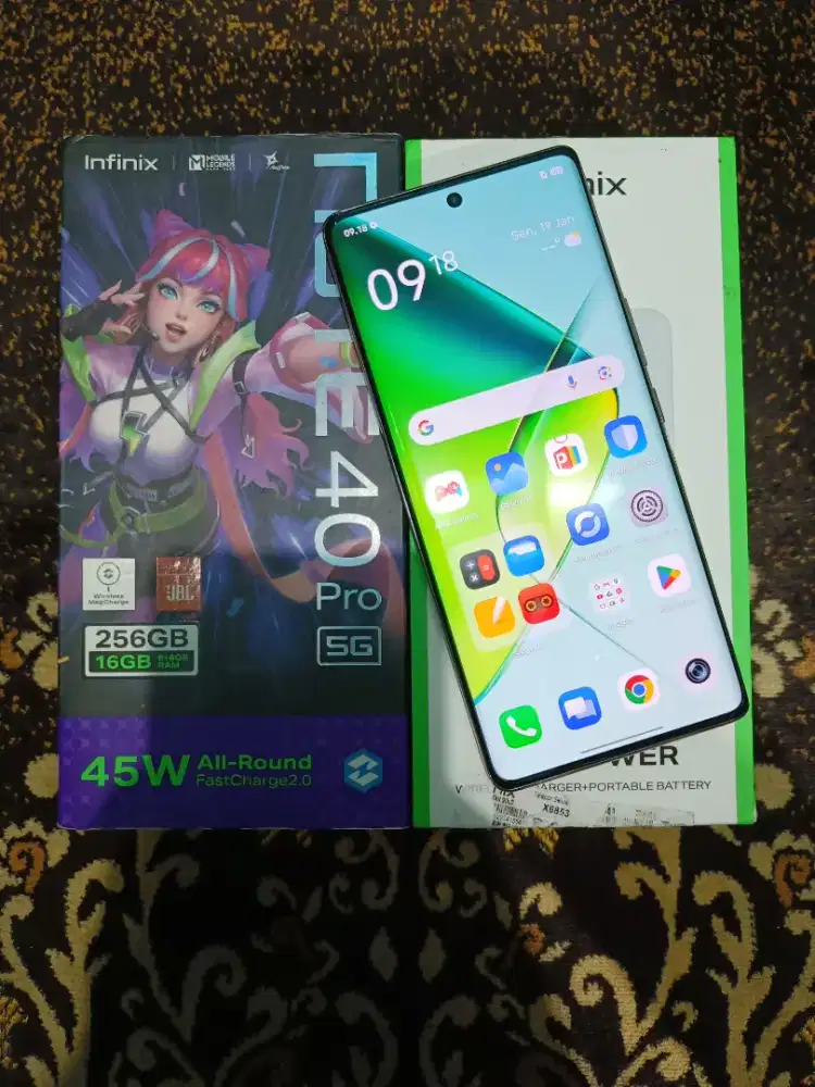 Infinix Note 40 Pro 5G 8+8/256GB Fullset