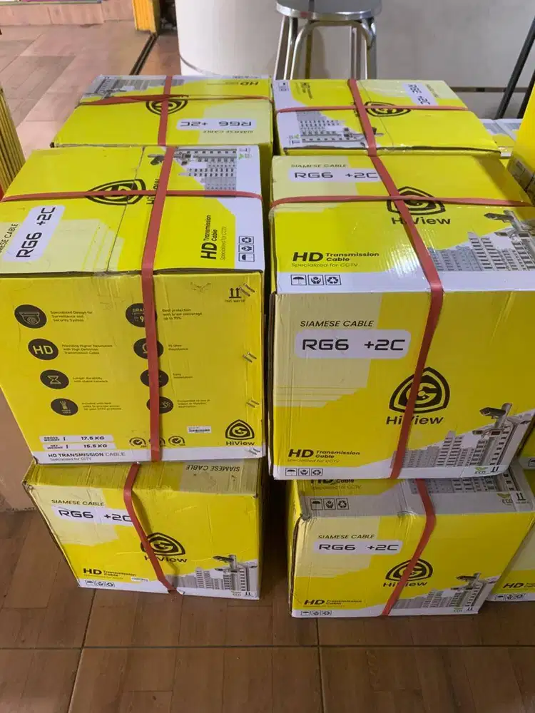 KABEL CCTV RG6// kabel coaxial rg6 + 2c 300m HIVIEW
