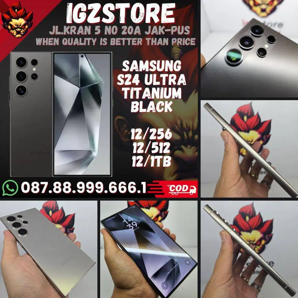 Samsung S24 Ultra 12/256 Titanium Black Mulus NOMINUS