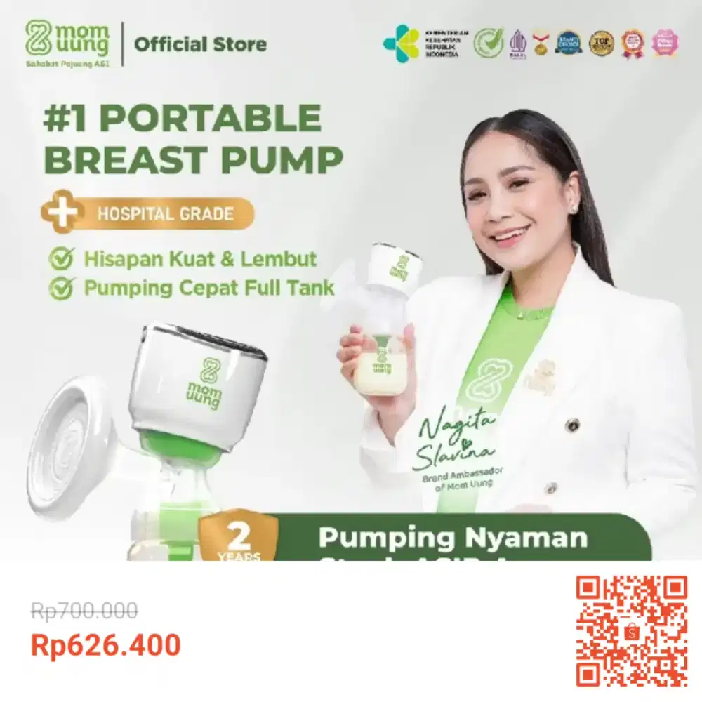 Pompa asi portable mom uung versi terbaru