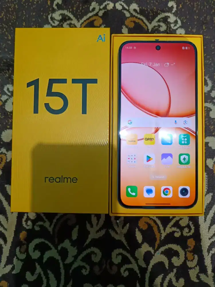 Realme 15T 8+8/128GB Fullset ( Garansi 1 Tahun )