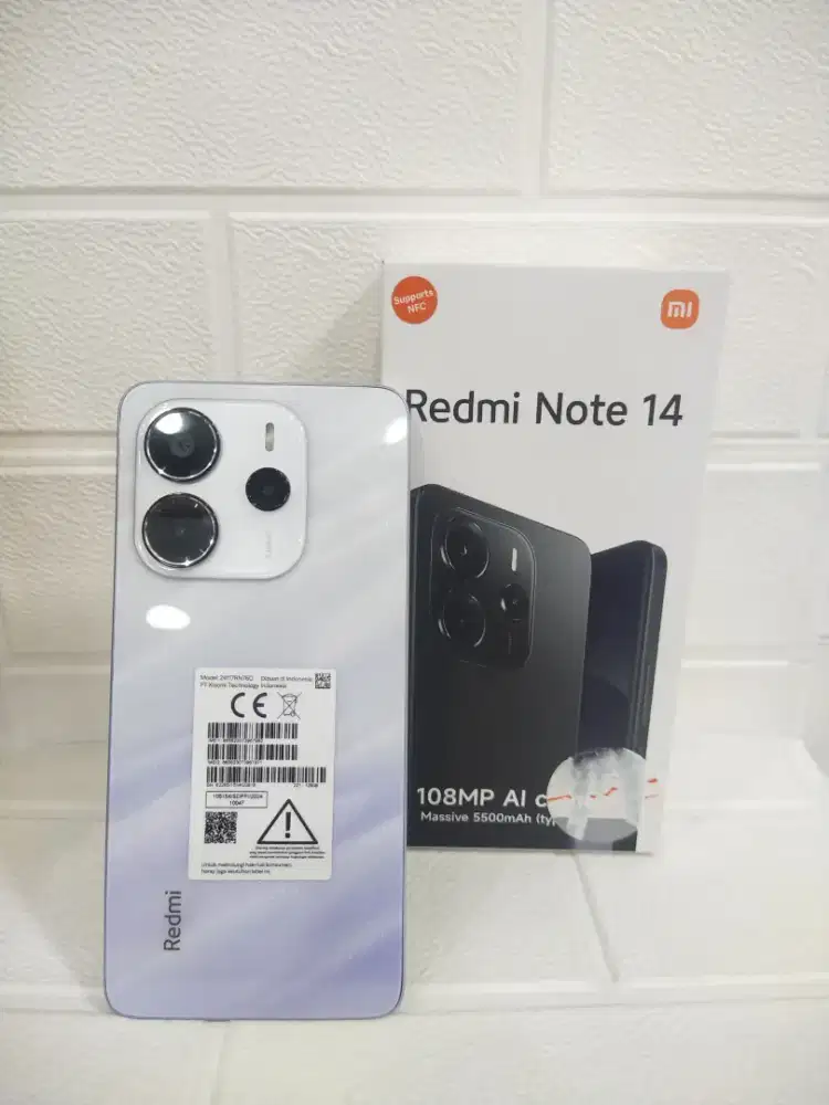 Redmi note 14 4G 8/128 super like new gra resmi